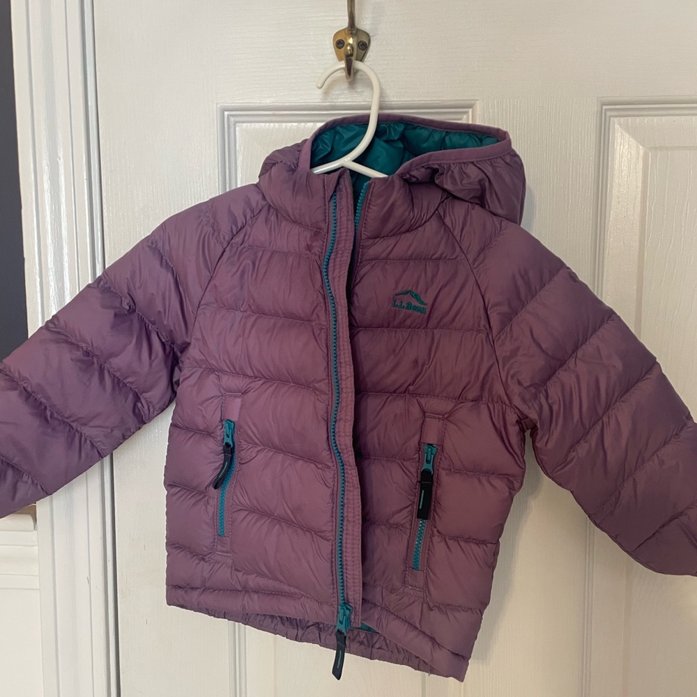 L.L. Bean Teal and Purple Jacket